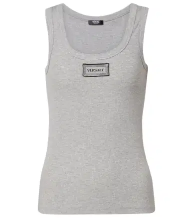 Versace Cotton-blend top | Thumbnail 1