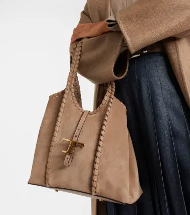Tod's T Timeless Medium suede tote bag | Thumbnail 4
