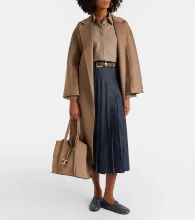 Tod's T Timeless Medium suede tote bag | Thumbnail 5