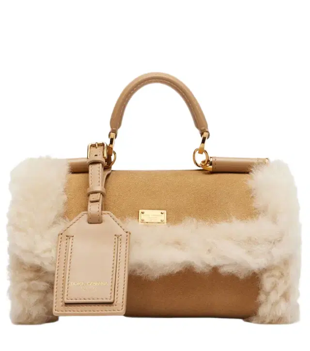 My Sicily Small suede top-handle bag