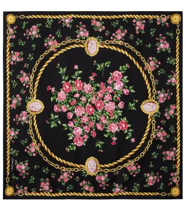 Dolce & Gabbana Floral silk scarf | Thumbnail 1