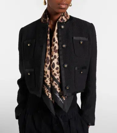 Dolce & Gabbana Leopard-print silk scarf | Thumbnail 4