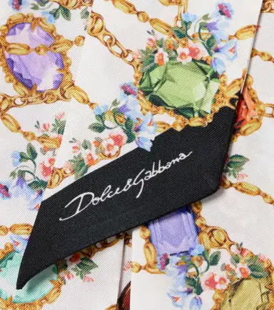Dolce & Gabbana DG silk scarf | Thumbnail 2