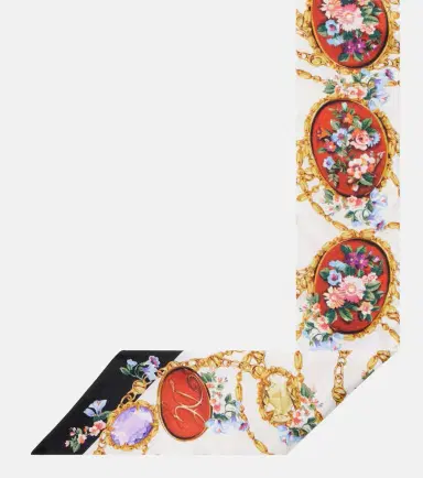 Dolce & Gabbana DG silk scarf | Thumbnail 3