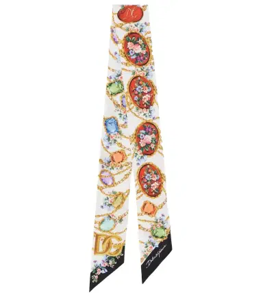 Dolce & Gabbana DG silk scarf | Thumbnail 1