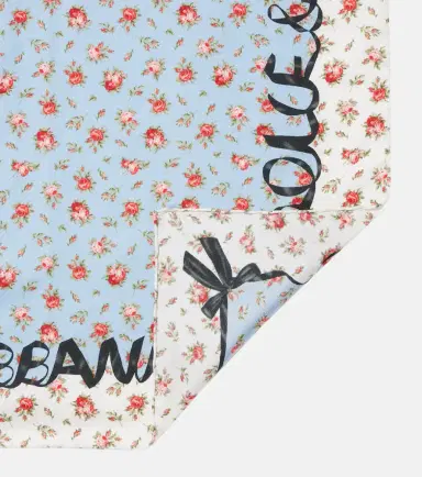 Dolce & Gabbana Floral silk twill scarf | Thumbnail 2