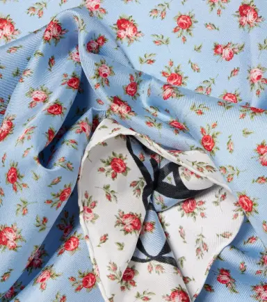 Dolce & Gabbana Floral silk twill scarf | Thumbnail 3