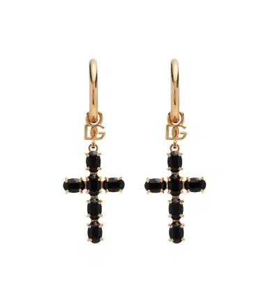 Dolce & Gabbana Crystal-embellished drop earrings | Thumbnail 1 Dolce & Gabbana Crystal-embellished drop earrings | Thumbnail 1
