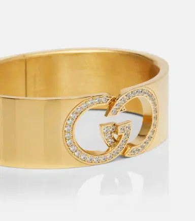 Gucci GG crystal-embellished bangle | Thumbnail 2