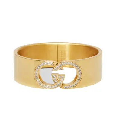 Gucci GG crystal-embellished bangle | Thumbnail 1