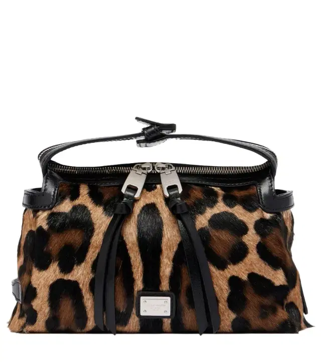 Dolce & Gabbana Vittoria leopard-print calf hair tote bag
