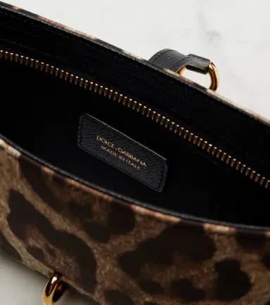 Dolce & Gabbana Lock leopard-print canvas shoulder bag | Thumbnail 2 Dolce & Gabbana Lock leopard-print canvas shoulder bag | Thumbnail 2
