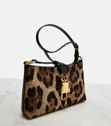 Dolce & Gabbana Lock leopard-print canvas shoulder bag | Thumbnail 3 Dolce & Gabbana Lock leopard-print canvas shoulder bag | Thumbnail 3