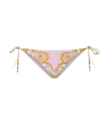 Versace Barocco triangle bikini bottoms | Thumbnail 1 Versace Barocco triangle bikini bottoms | Thumbnail 1