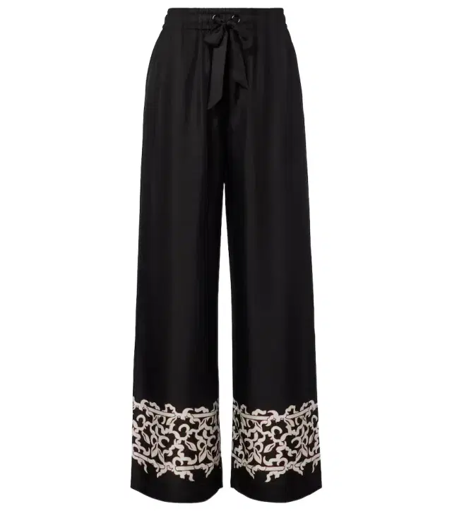 Sundia silk wide-leg pants