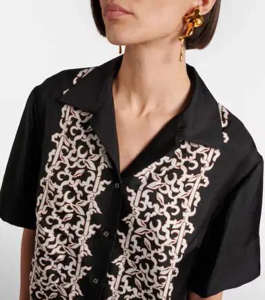 Rebecca Vallance Sundia silk shirt | Thumbnail 3