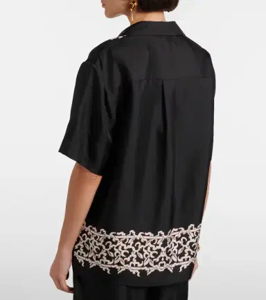 Rebecca Vallance Sundia silk shirt | Thumbnail 4