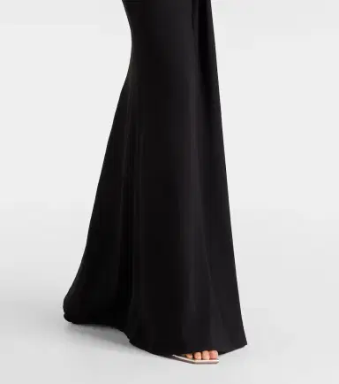 Rebecca Vallance Dixie draped halterneck lace and taffeta gown | Thumbnail 2