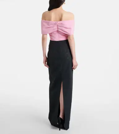 Rebecca Vallance Amaro off-shoulder taffeta gown | Thumbnail 2