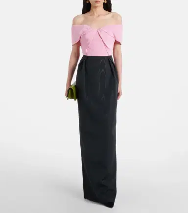 Rebecca Vallance Amaro off-shoulder taffeta gown | Thumbnail 4