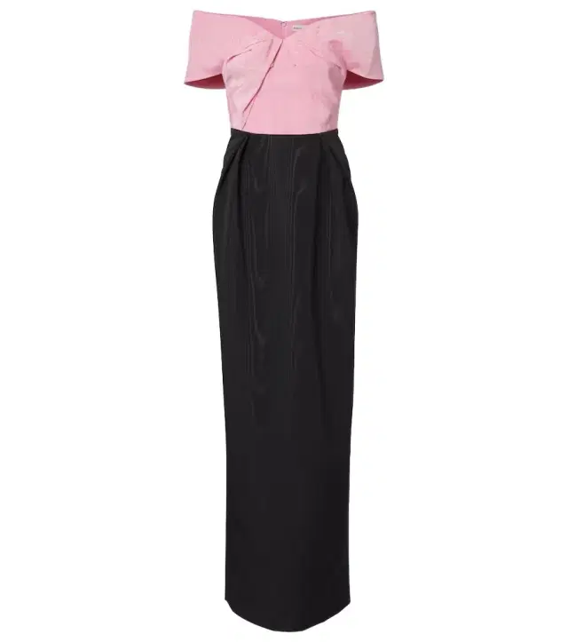 Amaro off-shoulder taffeta gown Amaro off-shoulder taffeta gown