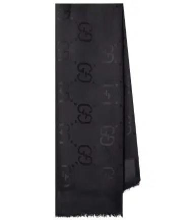 Gucci GG silk and wool jacquard scarf | Thumbnail 1