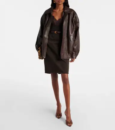 Saint Laurent Babylone Cassandre 90 leather mules | Thumbnail 5 Saint Laurent Babylone Cassandre 90 leather mules | Thumbnail 5