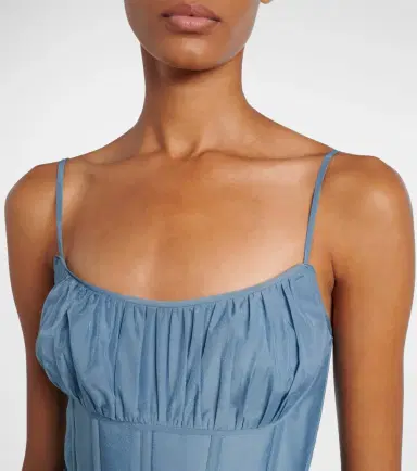Zimmermann Ruched tiered bustier dress | Thumbnail 5