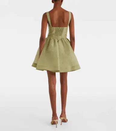 Zimmermann Rebellion linen and silk organza minidress | Thumbnail 4