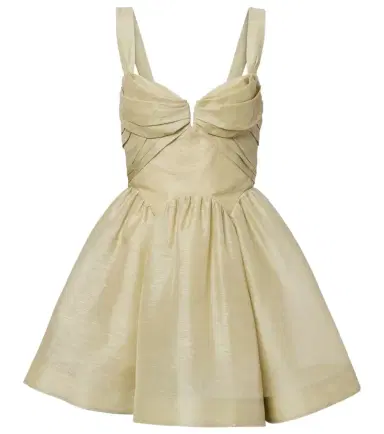 Zimmermann Rebellion linen and silk organza minidress | Thumbnail 1