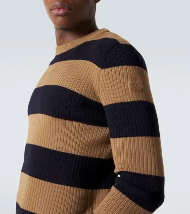 Moncler Striped wool sweater | Thumbnail 3