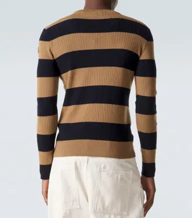 Moncler Striped wool sweater | Thumbnail 4