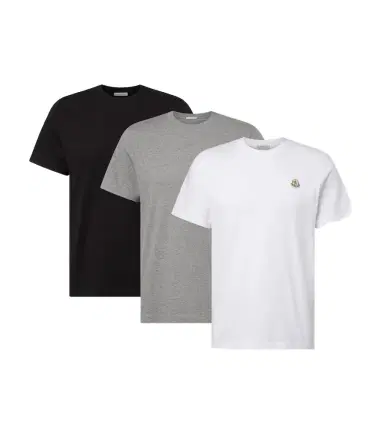 Moncler et of 3 cotton jersey T-shirts | Thumbnail 1