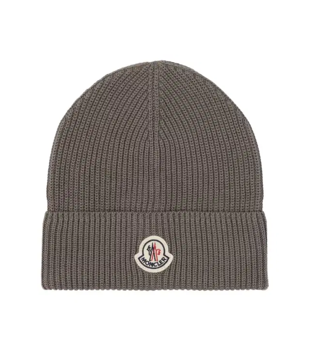Moncler Archivio ribbed-knit cotton beanie