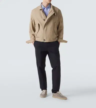 Moncler Cotton-blend straight pants | Thumbnail 3