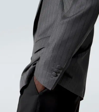 Dolce & Gabbana Pinstripe virgin wool blazer | Thumbnail 3
