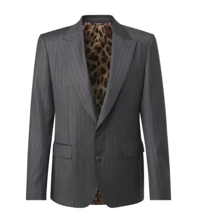 Dolce & Gabbana Pinstripe virgin wool blazer | Thumbnail 1