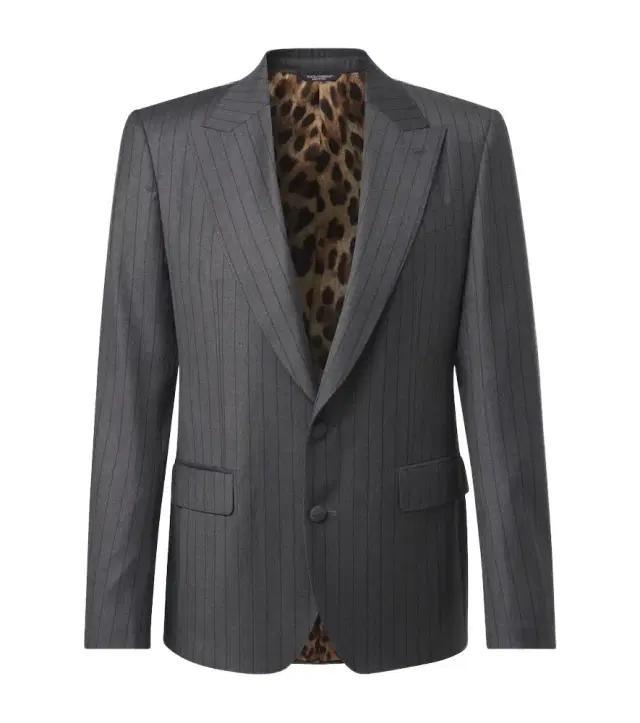 Pinstripe virgin wool blazer