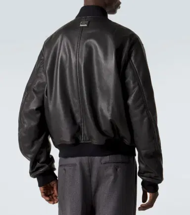 Dolce & Gabbana Leather bomber jacket | Thumbnail 4 Dolce & Gabbana Leather bomber jacket | Thumbnail 4