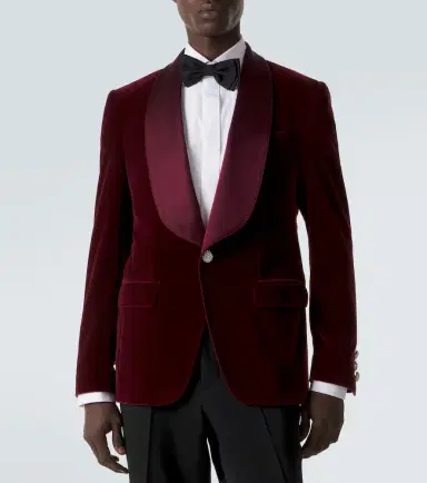 Dolce & Gabbana Cotton-blend velvet tuxedo jacket | Thumbnail 3 Dolce & Gabbana Cotton-blend velvet tuxedo jacket | Thumbnail 3