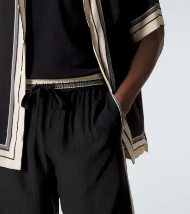 Dolce & Gabbana Striped silk Bermuda shorts | Thumbnail 2