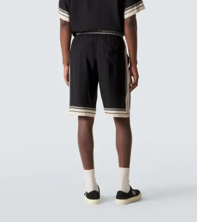 Dolce & Gabbana Striped silk Bermuda shorts | Thumbnail 4