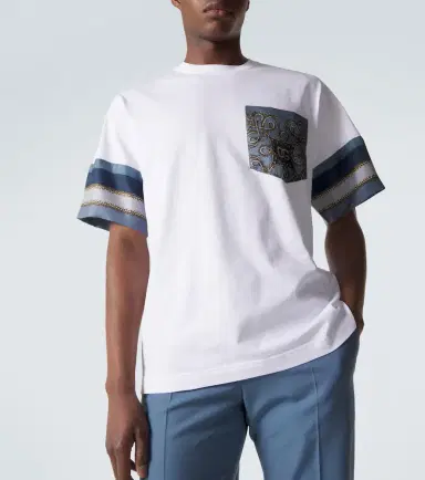 Dolce & Gabbana Printed cotton and silk T-shirt | Thumbnail 3 Dolce & Gabbana Printed cotton and silk T-shirt | Thumbnail 3