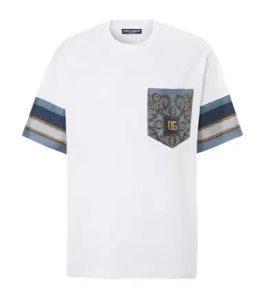 Dolce & Gabbana Printed cotton and silk T-shirt | Thumbnail 1 Dolce & Gabbana Printed cotton and silk T-shirt | Thumbnail 1