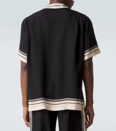Dolce & Gabbana Striped silk bowling shirt | Thumbnail 2