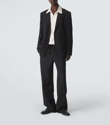 Dolce & Gabbana Virgin wool twill wide-leg pants | Thumbnail 3 Dolce & Gabbana Virgin wool twill wide-leg pants | Thumbnail 3