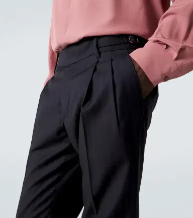 Dolce & Gabbana Chalk stripe virgin wool slim pants | Thumbnail 2