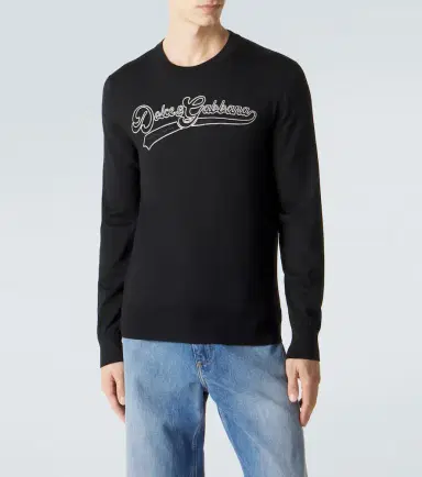 Dolce & Gabbana Logo virgin wool sweater | Thumbnail 2