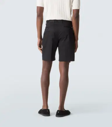 Dolce & Gabbana Pleated cotton-blend Bermuda shorts | Thumbnail 4