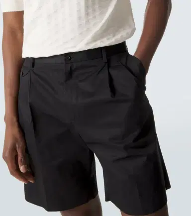 Dolce & Gabbana Pleated cotton-blend Bermuda shorts | Thumbnail 6